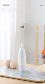 Handheld Electric Milk Frother – Automatic Kitchen Whisk for Coffee Foaming