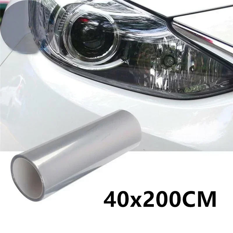 Transparent Vinyl Headlight Film – UV Protection Wrap for Auto Lighting