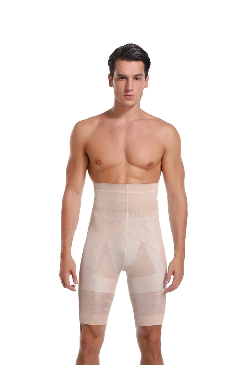 Men Tummy Control Shapewear – High Waist Compression Briefs for Body Slimming