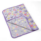 Thickened Fleece Pet Blanket – Warm Footprint Mat for Small to Large Dogs Cats