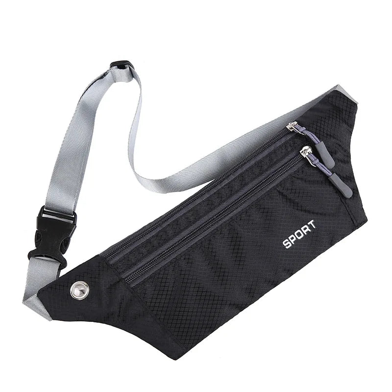 Nylon Waist Bag – Multifunction Chest Pack for Running Travel and Sports
