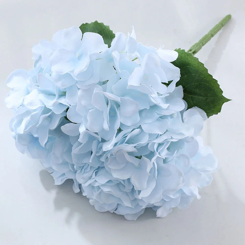 Silk Hydrangea Bouquet – 58cm Artificial Flowers for Wedding Home Decor