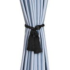 Gold Tassel Curtain Tiebacks – Braided Polyester Rope for Home Decoration