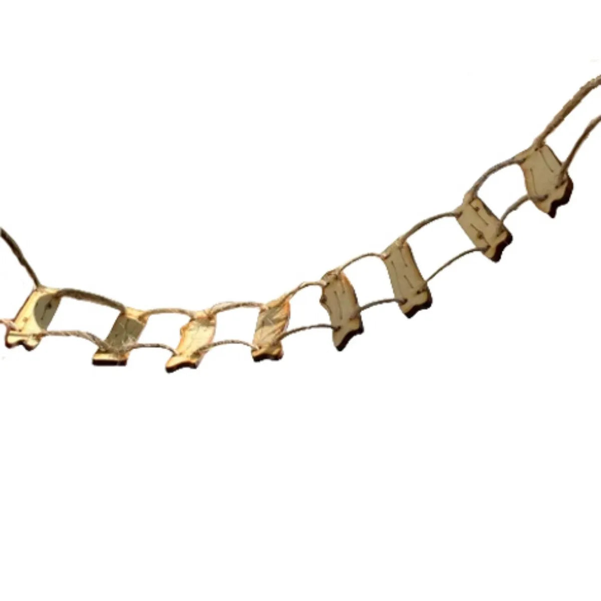 Wooden Fairy Bridge Rope Ladder – Miniature Garden Decor for Mini Landscapes