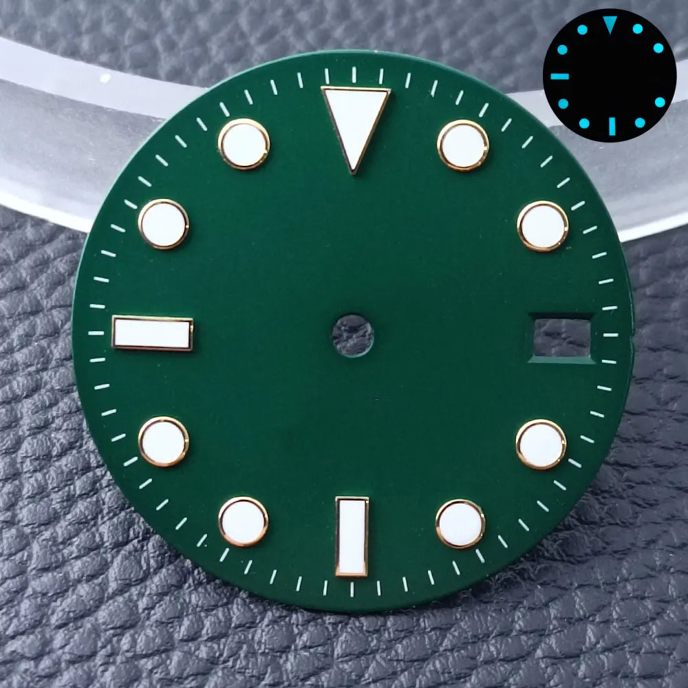 Custom GMT Watch Dial – 28.5mm Single Calendar for NH34 NH35 Movements