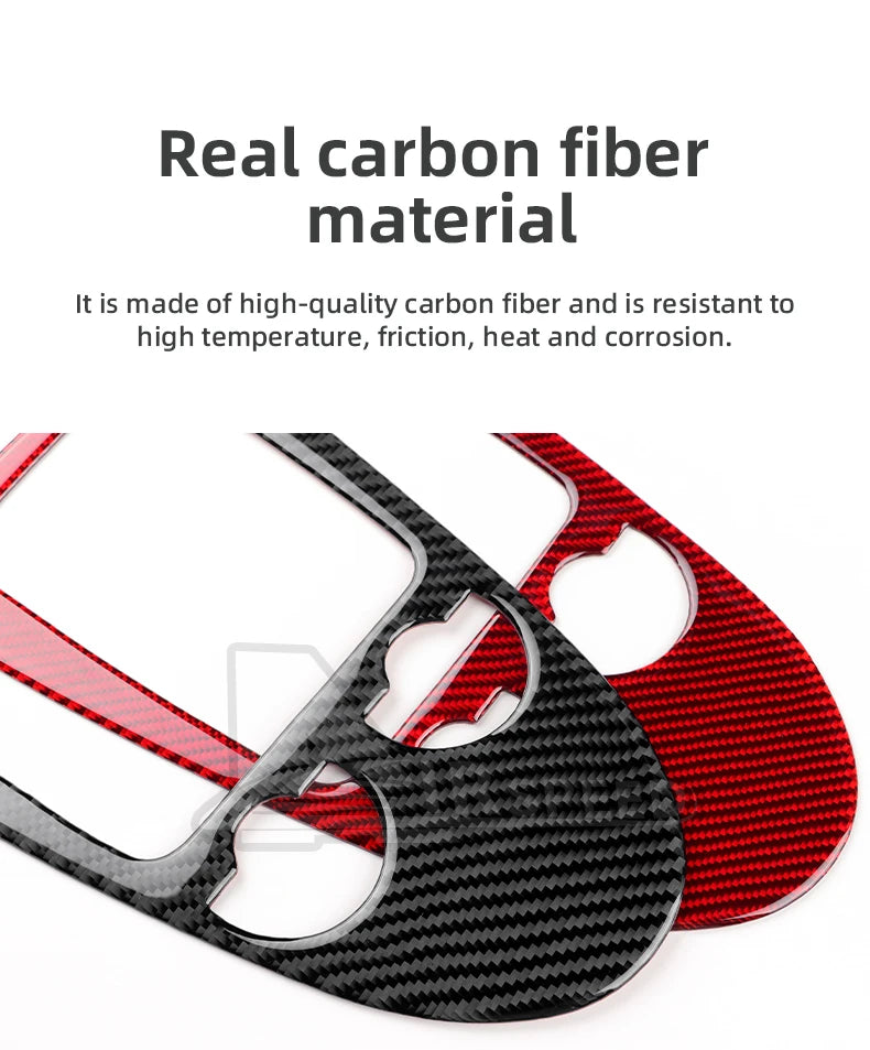 Carbon Fiber Gear Shift Trim – Interior Decal for Mercedes Benz SLK R171