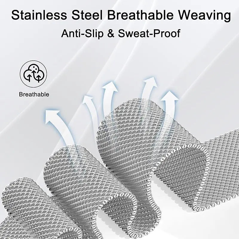 Stainless Steel Milanese Loop – Metal Band for Apple Watch Series 1-10 Ultra