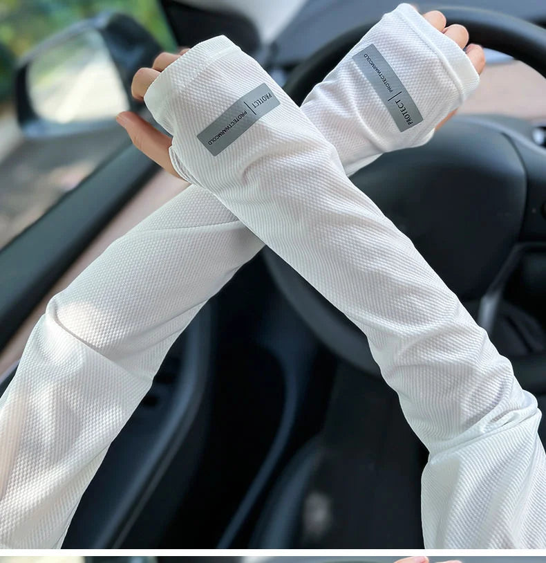 Large UV Sun Protection Sleeves – Breathable Arm Covers for Outdoor Sports