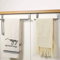 Stainless Steel Towel Rod – Non-Punching Hanging Rack for Bathroom Kitchen