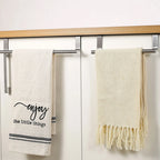 Stainless Steel Towel Rod – Non-Punching Hanging Rack for Bathroom Kitchen