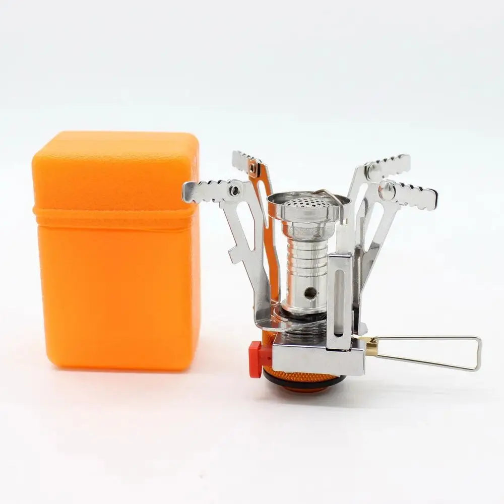 Foldable Alloy Gas Stove – Ultra-light Portable Cooker for Camping and Hiking