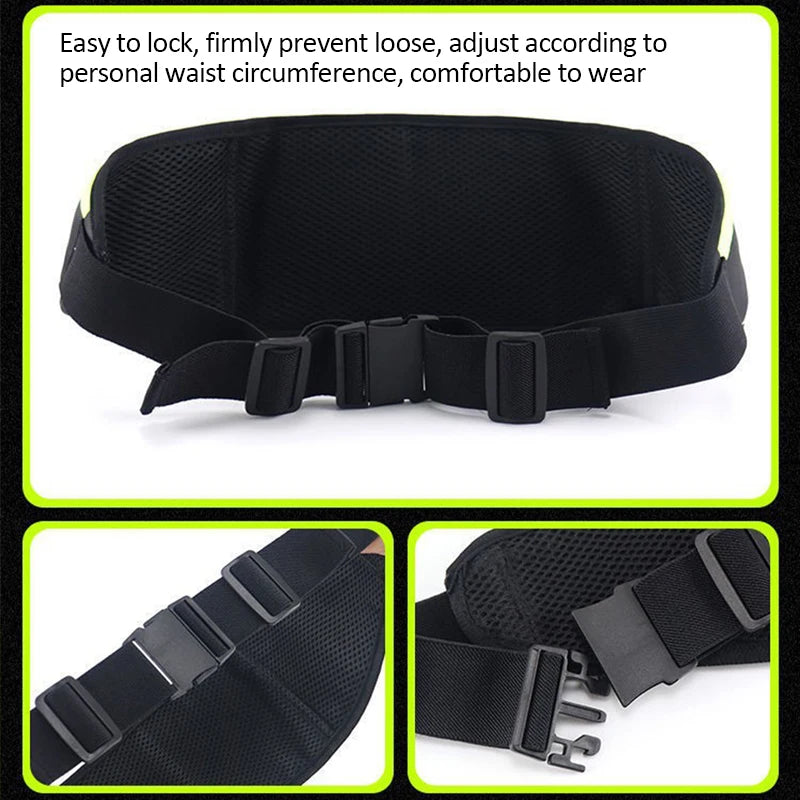 Running Waist Belt – Slim Fanny Pack for Mobile Phone Gym and Cycling
