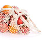 Reusable Cotton Mesh Tote Bag – Eco-Friendly Produce Storage for Grocery Shopping