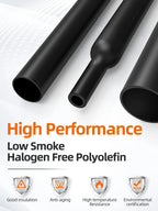 Heat Shrink Tubing Kit – Waterproof Electric Wire Insulation for Cable Repair
