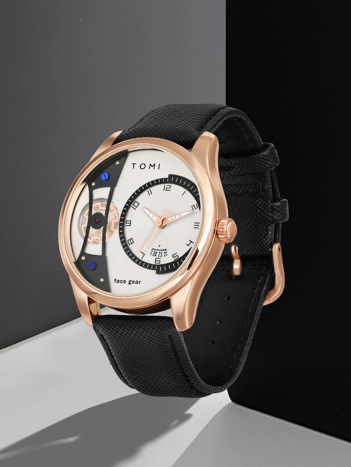 Minimalist Quartz Watch – Luxury Double Strap Set for Business Gift