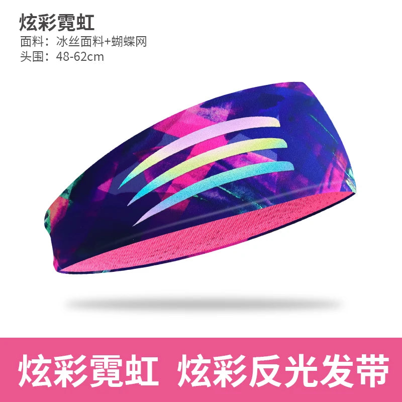 Stretchy Sports Sweatband – Moisture Wicking Headband for Gym and Fitness