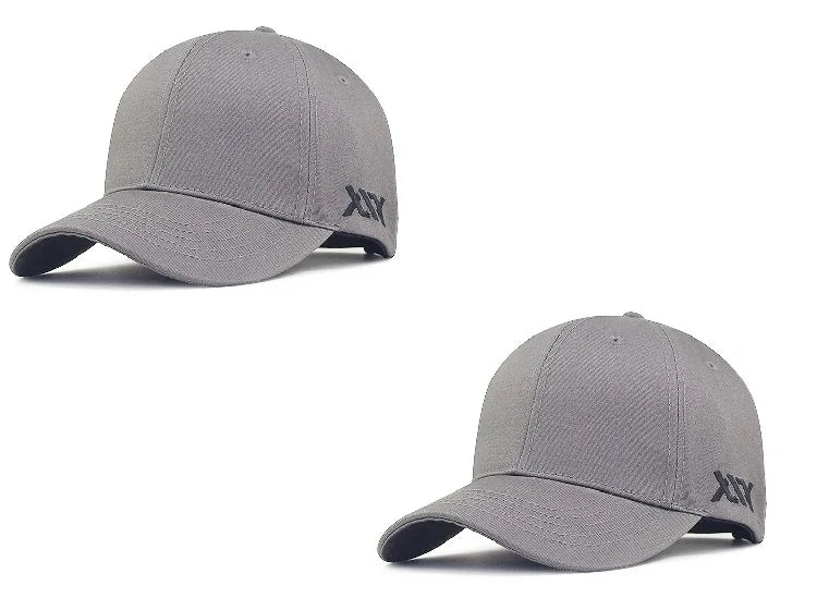 Oversized Cotton Baseball Cap – Adjustable Large Fit for Men and Women