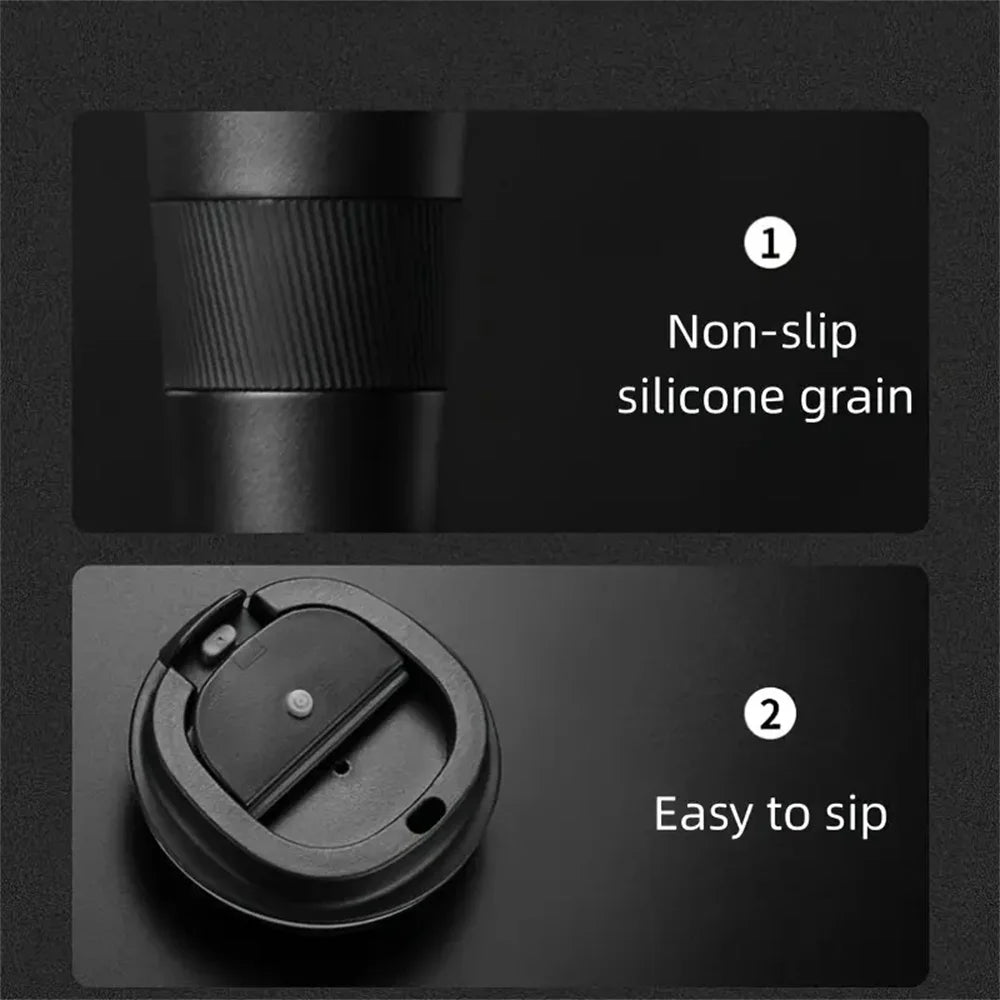 Stainless Steel Vacuum Insulated Mug – Leak-Proof Travel Cup for Outdoor Sports