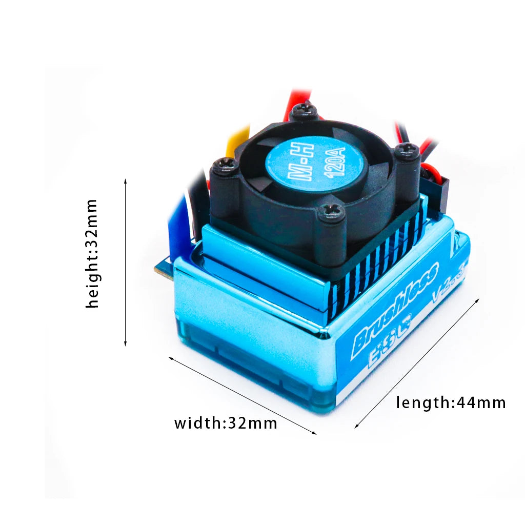 Brushless RC Motor and ESC Set – High Performance for 1/10 Racing Cars