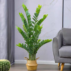 51in Artificial Ficus Tree – Large Plastic Banyan Plant for Home Decor