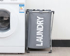 Large Foldable Laundry Basket – Waterproof Grid Organizer for Clothes and Toys
