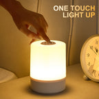 Dimmable Touch Night Lamp – USB Bedside Light for Kids Bedroom Decor