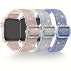 Soft Nylon Watch Band – Adjustable Sports Strap for Apple Watch Series
