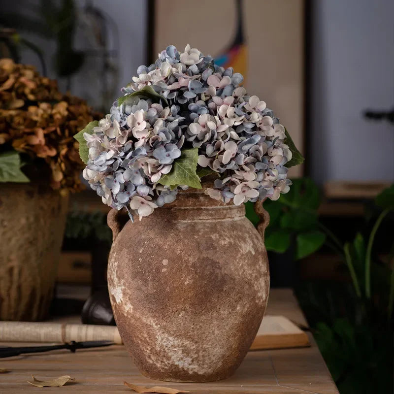 Artificial Silk Hydrangea – Realistic Flower Stem for Wedding Decor