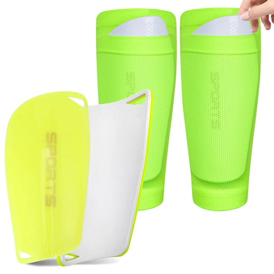 Soccer Shin Guard Socks – EVA Cushion Protection for Kids and Youth Sports