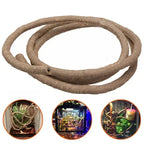 Flexible Rattan Jungle Vines – Bendable Habitat Decor for Reptile Terrariums