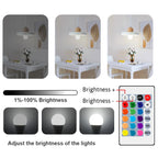 RGB LED Light Bulb – Dimmable 16 Color Remote for Home Bedroom Decor