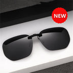 Polarized Clip-On Sunglasses – Square UV400 Lenses for Driving and Fishing