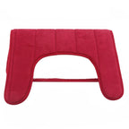 U-Shaped Memory Foam Bath Mat – Absorbent Non-Slip Rug for Bathroom Toilet