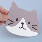 Silicone Cat Cup Coaster – Anti-Slip Heat Resistant Mat for Dining Table