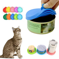Silicone Pet Food Can Lids and Spoon – Airtight Seal for Dog and Cat Storage