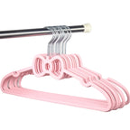 Heart Pattern ABS Clothes Hangers – Durable Organizers for Family Clothing
