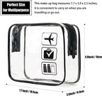 Transparent PVC Travel Toiletry Bag – Waterproof Cosmetic Organizer for Packing