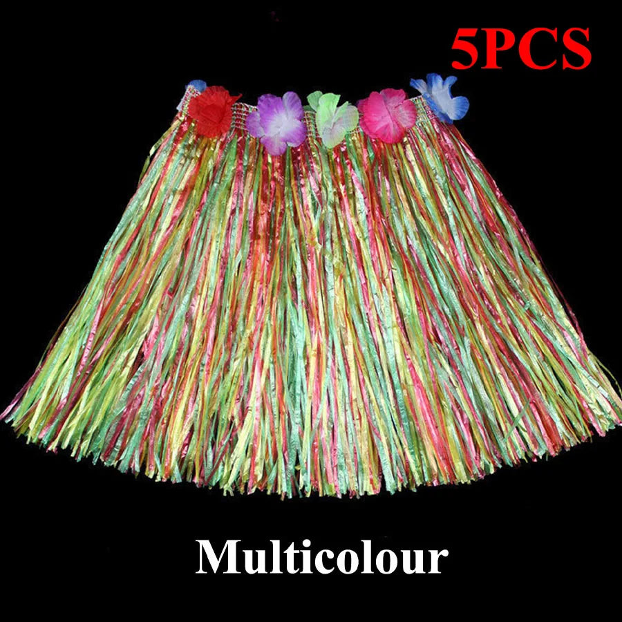 Hawaiian Hula Grass Skirt – Tropical Costume for Beach Parties and Luaus
