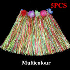 Hawaiian Hula Grass Skirt – Tropical Costume for Beach Parties and Luaus