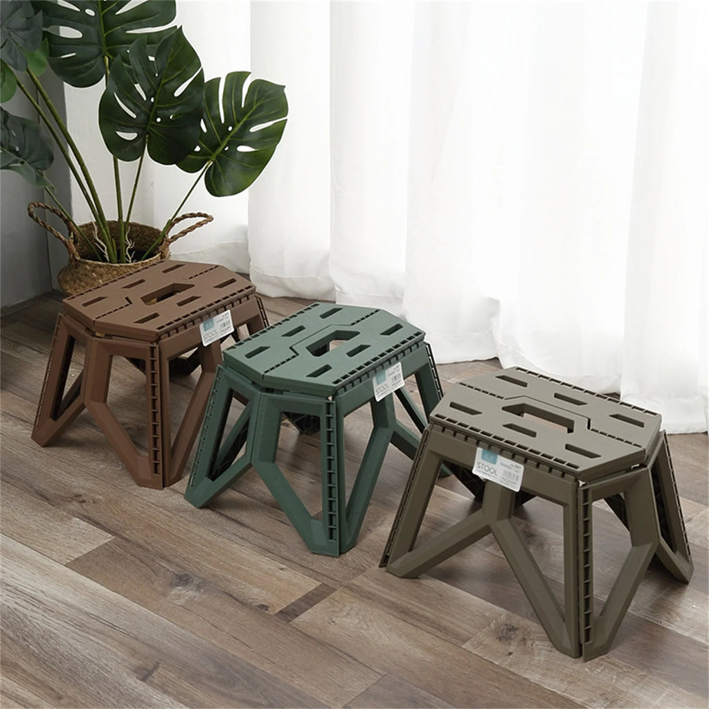 Portable Folding Stool – High Load Bearing Chair for Camping and Fishing