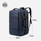 Expandable 17.3-inch Laptop Backpack – Waterproof Travel Bag for Men