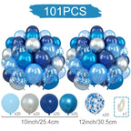 Metallic Pearl and Confetti Balloons – Decorative Latex Set for Party Events