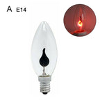 LED Flame Effect Candle Bulb – Vintage Edison Fire Lamp for Home Decor
