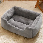 Plush Pet Bed – Soft Cushion Basket for Cats and Small Dogs