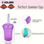 Neon Sipper Cups – Reusable Spill-Proof Drinking Mugs for Party and Travel