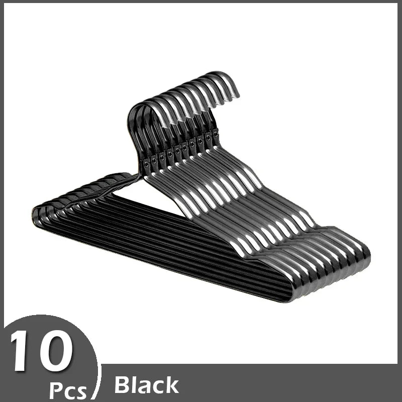 Aluminum Clothes Hangers – Anti-slip Metal Rack for Wardrobe Organization