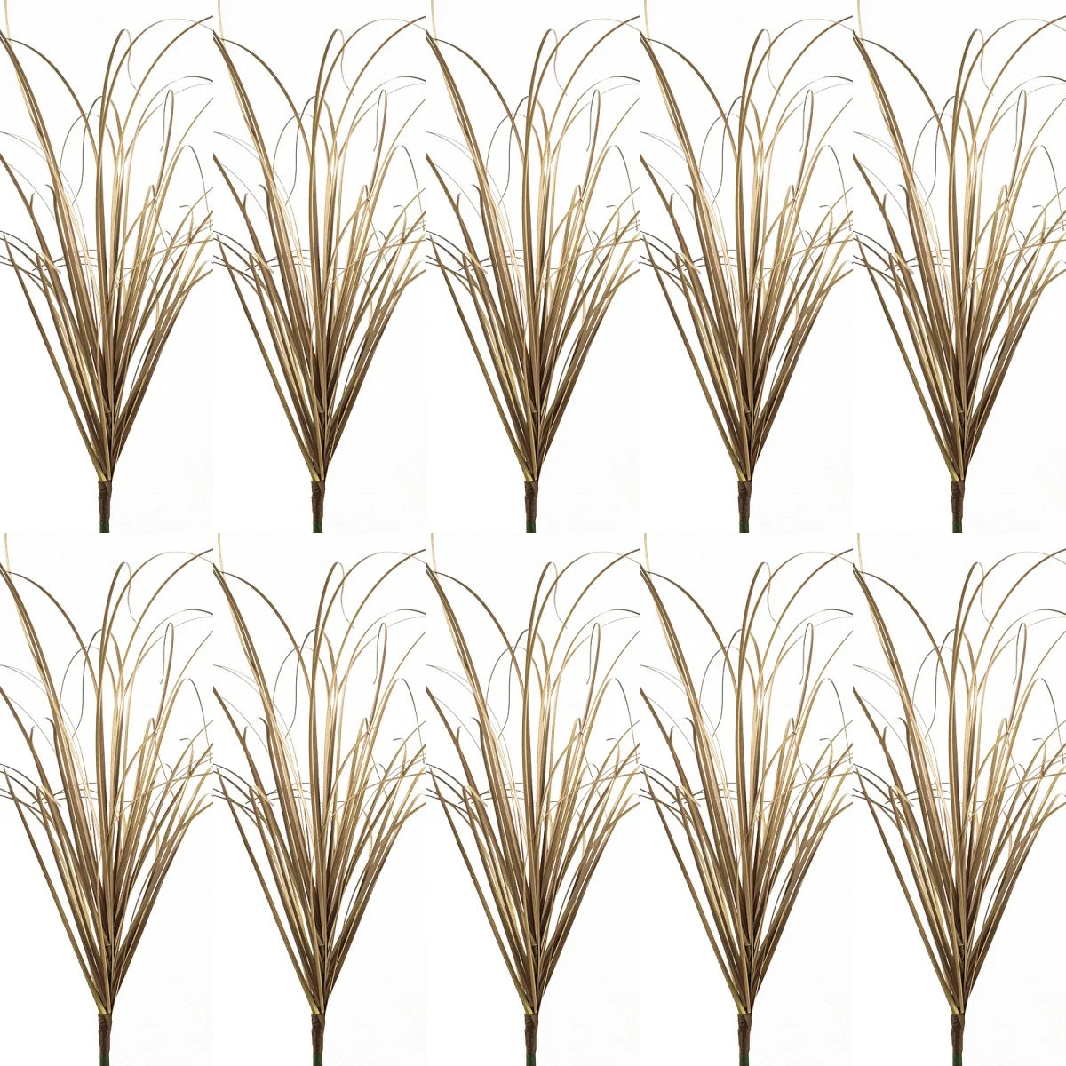 Artificial Onion Grass Bushes – Faux Reeds for Home and Garden Decor