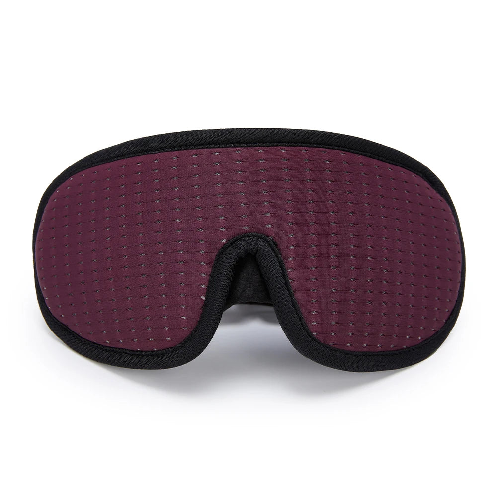 Soft 3D Contoured Eye Mask – Breathable Light Blocking for Travel Sleeping