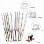 Universal Sewing Machine Needles – Assorted Sizes for Home Fabric Projects