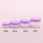 Refillable Cosmetic Sample Jars – Small Plastic Containers for Travel Storage